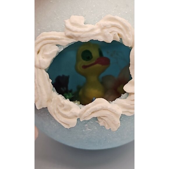 (2) Vintage Panaramic Scenic Sugar Easter Eggs In Box - Picture 9 of 11